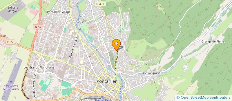 localisation de l'entreprise MONSIEUR JONAH VIVOT NADIR  PONTARLIER