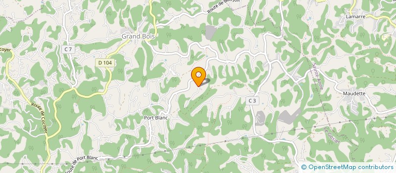 localisation de l'entreprise MONSIEUR JONARD LINDOR  LE GOSIER