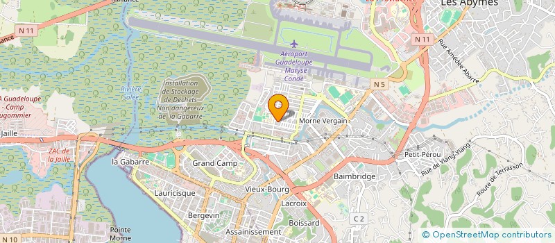 localisation de l'entreprise MONSIEUR JONAS ANDRIEU  LES ABYMES