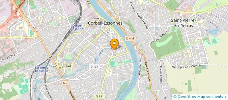 localisation de l'entreprise MONSIEUR JONAS AOUATE à CORBEIL-ESSONNES
