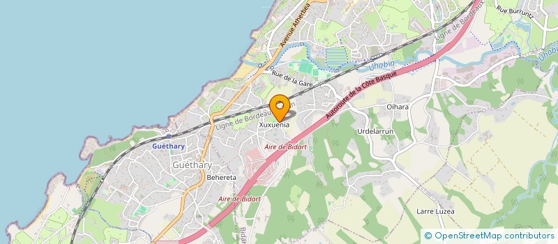 localisation de l'entreprise MONSIEUR JONAS BELTING à BIDART