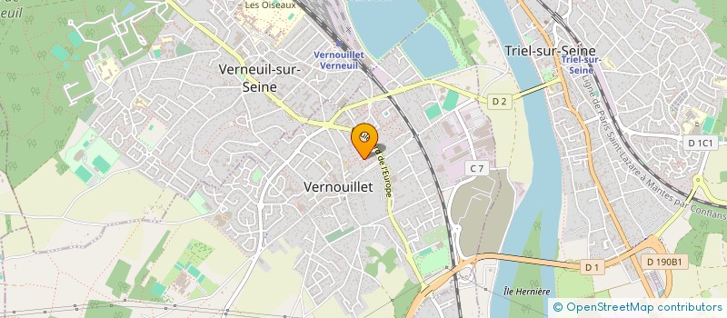 localisation de l'entreprise MONSIEUR JONAS BELUS à VERNOUILLET