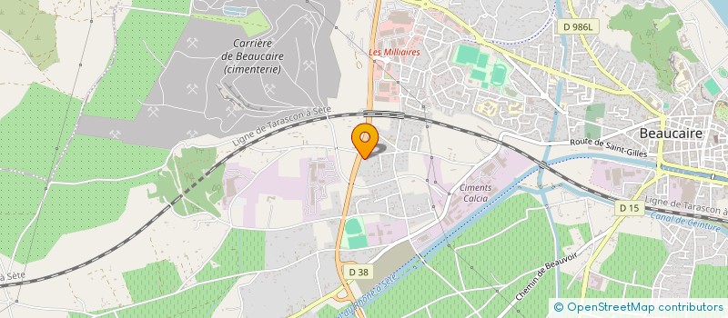 localisation de l'entreprise MONSIEUR JONAS BONHOMME  BEAUCAIRE