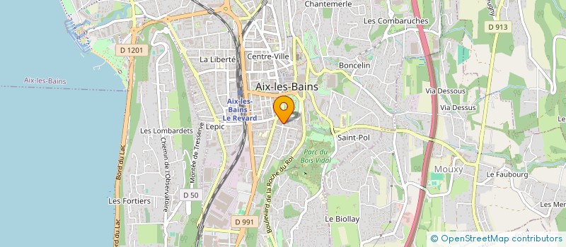 localisation de l'entreprise MONSIEUR JONAS BOYER à AIX-LES-BAINS