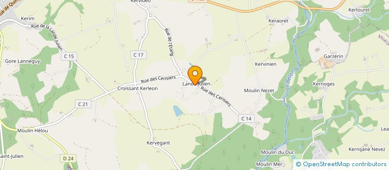 localisation de l'entreprise MONSIEUR JONAS BRINQUIN  RIEC-SUR-BELON