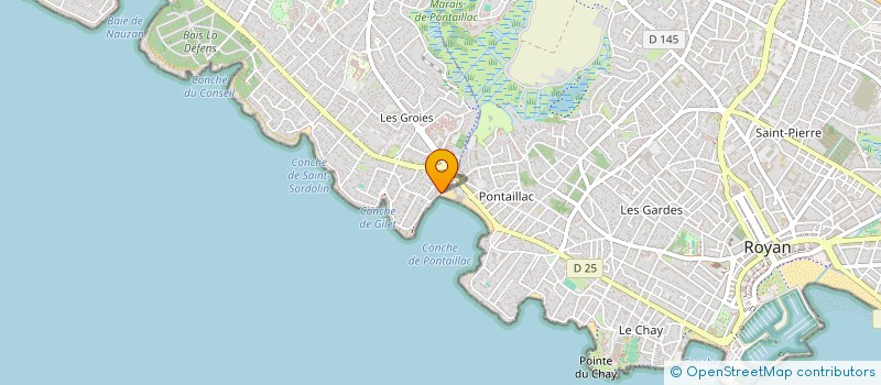 localisation de l'entreprise MONSIEUR JONAS BRUNETEAU  VAUX-SUR-MER