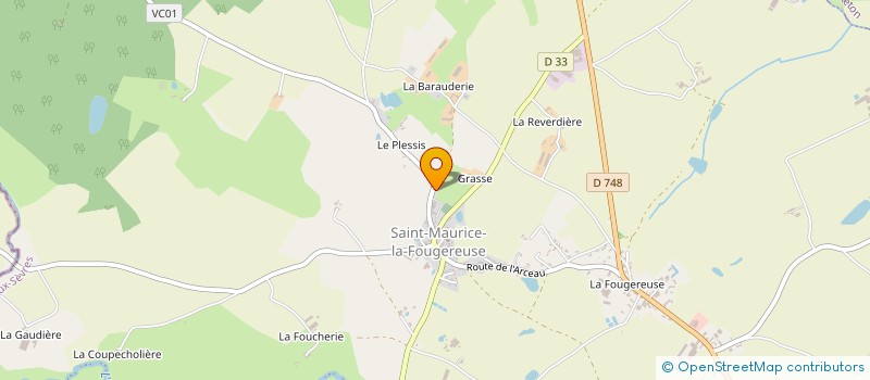 localisation de l'entreprise MONSIEUR JONAS CESBRON  SAINT MAURICE ETUSSON