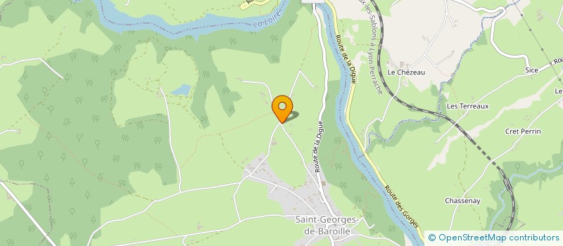 localisation de l'entreprise MONSIEUR JONAS CHAUVIN  SAINT-GEORGES-DE-BAROILLE