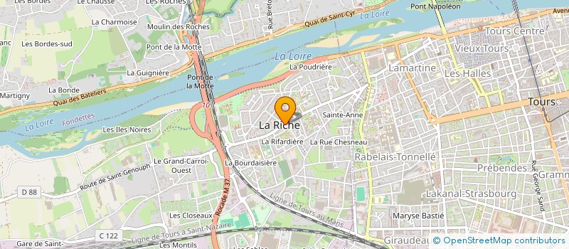 localisation de l'entreprise MONSIEUR JONAS CHEVALIER à LA RICHE