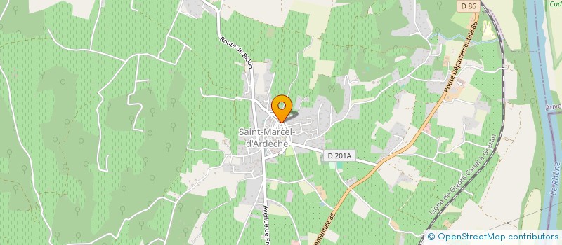 localisation de l'entreprise MONSIEUR JONAS CHRETIENNE  SAINT-MARCEL-D'ARDECHE