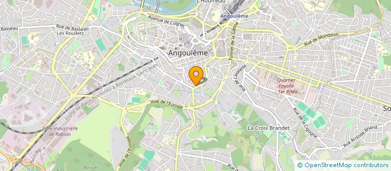 localisation de l'entreprise MONSIEUR JONAS DAUTHUILLE à ANGOULEME
