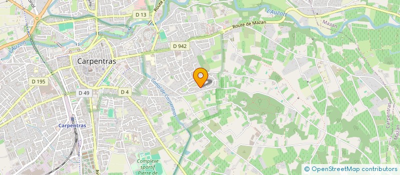 localisation de l'entreprise MONSIEUR JONAS DROMARD  CARPENTRAS