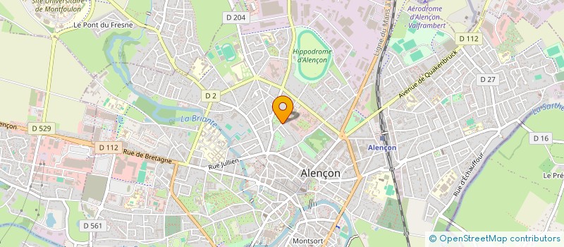 localisation de l'entreprise MONSIEUR JONAS DUBU à ALENCON