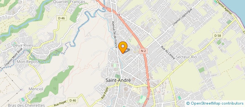 localisation de l'entreprise MONSIEUR JONAS DUNABEITIA  SAINT-ANDRE