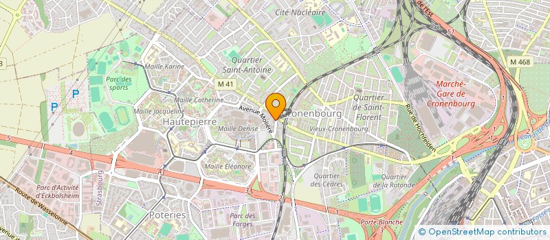 localisation de l'entreprise MONSIEUR JONAS EPAILLARD  STRASBOURG