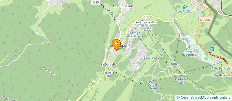 localisation de l'entreprise MONSIEUR JONAS FOROT  PREMANON