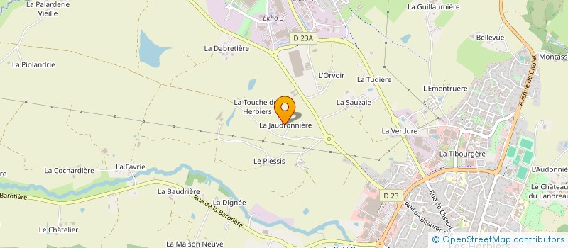 localisation de l'entreprise MONSIEUR JONAS HEMERY  LES HERBIERS