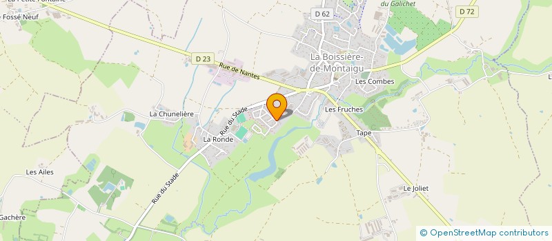 localisation de l'entreprise MONSIEUR JONAS JAMIN  LA BOISSIERE-DE-MONTAIGU