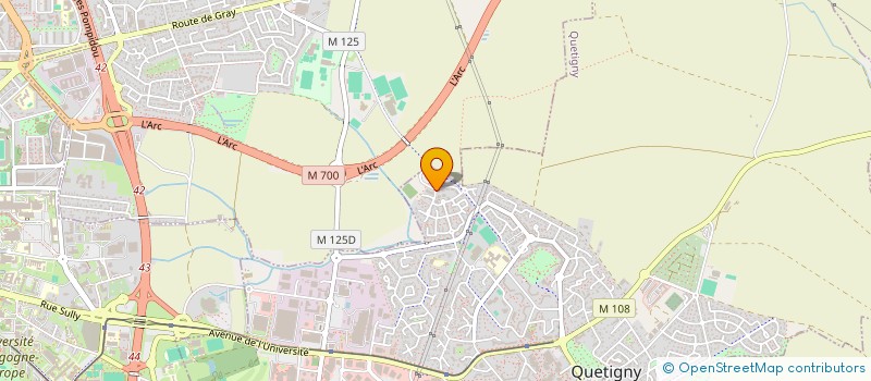 localisation de l'entreprise MONSIEUR JONAS KABEYA MUKELENGE  QUETIGNY