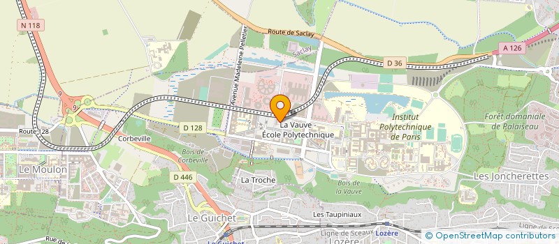 localisation de l'entreprise MONSIEUR JONAS LECHAT à PALAISEAU