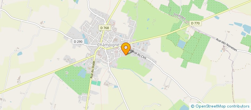 localisation de l'entreprise MONSIEUR JONAS LEFLAEC  LES HAUTS-D'ANJOU