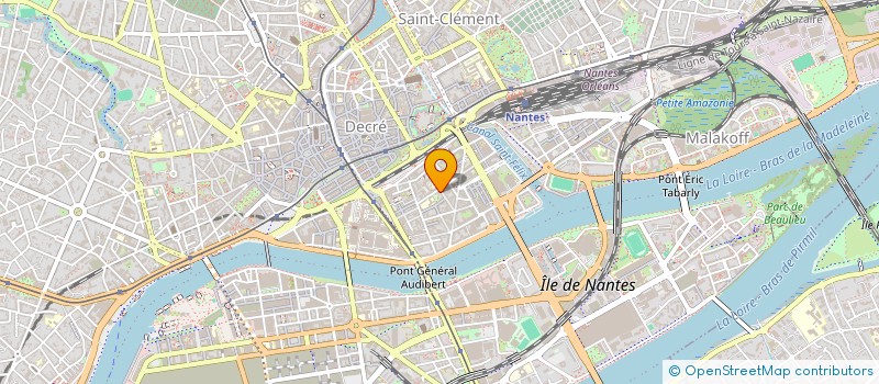 localisation de l'entreprise MONSIEUR JONAS MERLE D AUBIGNE à NANTES