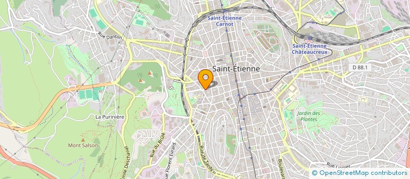 localisation de l'entreprise MONSIEUR JONAS MPELA MBOTO  SAINT-ETIENNE