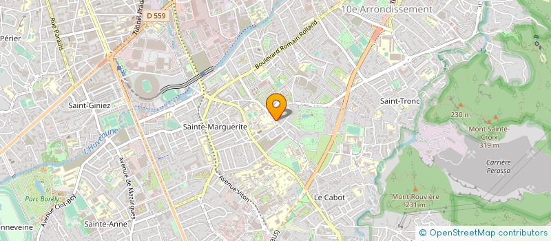 localisation de l'entreprise MONSIEUR JONAS NEZRI à MARSEILLE 9