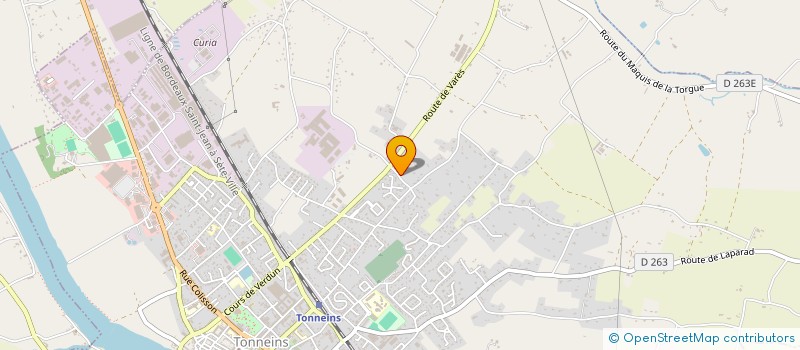 localisation de l'entreprise MONSIEUR JONAS ROMAIN  TONNEINS