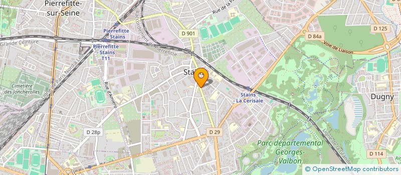 localisation de l'entreprise MONSIEUR JONAS SEKYIFAUSON à STAINS