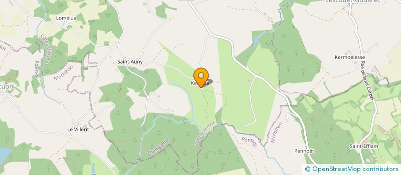 localisation de l'entreprise MONSIEUR JONAS SIMKUS  MELLIONNEC