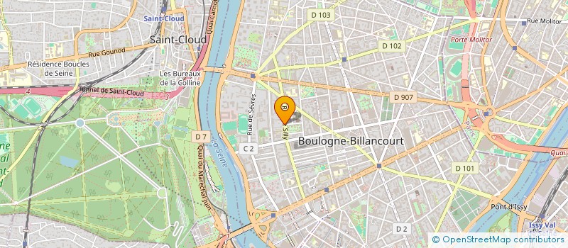 localisation de l'entreprise MONSIEUR JONAS SOBOLEVICIUS à BOULOGNE-BILLANCOURT