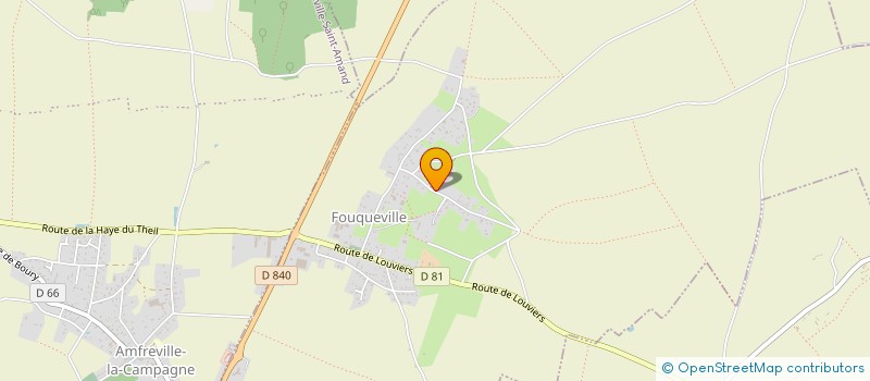 localisation de l'entreprise MONSIEUR JONAS SOENEN  FOUQUEVILLE