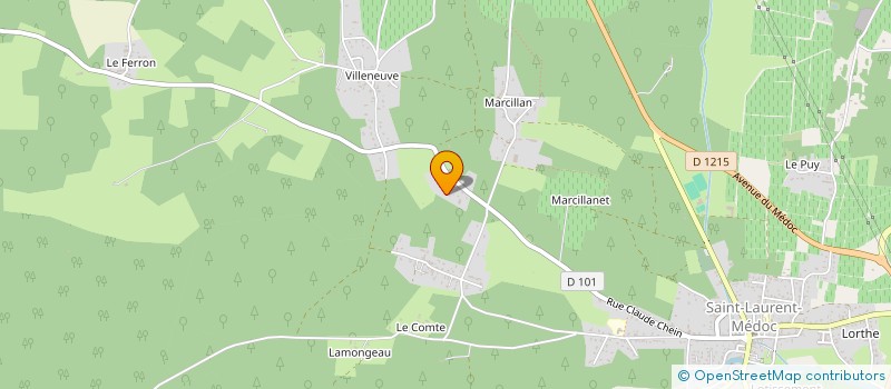 localisation de l'entreprise MONSIEUR JONAS VERRAC  SAINT-LAURENT-MEDOC