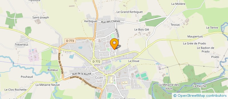 localisation de l'entreprise MONSIEUR JONAS WOILTOCK à GUER