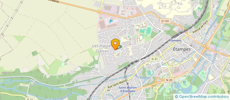 localisation de l'entreprise MONSIEUR JONAS YIMBI VUMA  ETAMPES