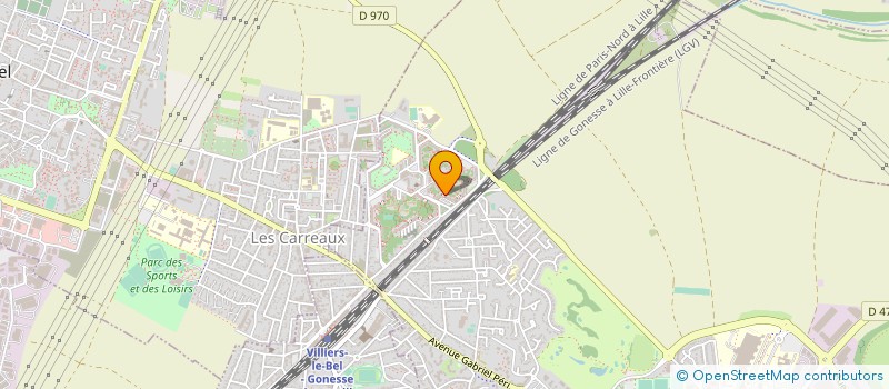 localisation de l'entreprise MONSIEUR JONASSE ALPHONSE  GONESSE