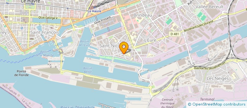 localisation de l'entreprise MONSIEUR JONASSE FILOMIN à LE HAVRE