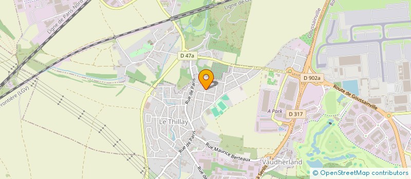 localisation de l'entreprise MONSIEUR JONATAH SOARES CRESCENCIO  LE THILLAY