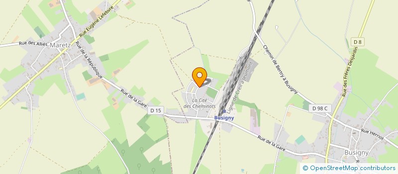 localisation de l'entreprise MONSIEUR JONATAN DESTRES  BUSIGNY