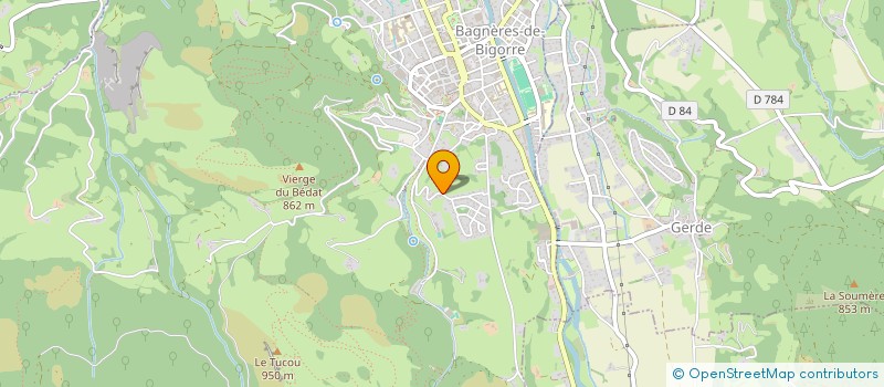 localisation de l'entreprise MONSIEUR JONATAN ENCALADA DIAZ  BAGNERES-DE-BIGORRE