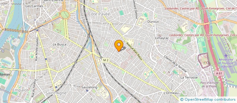 localisation de l'entreprise MONSIEUR JONATAN HEDBERG à TOULOUSE