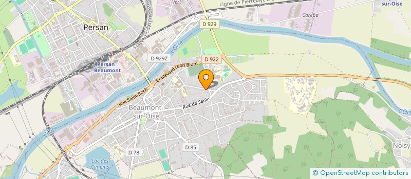 localisation de l'entreprise MONSIEUR JONATAN LAGRANGE  BEAUMONT-SUR-OISE