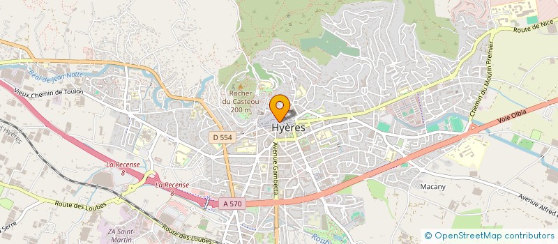 localisation de l'entreprise MONSIEUR JONATAS MIRANDA MARTINS BARROS  HYERES