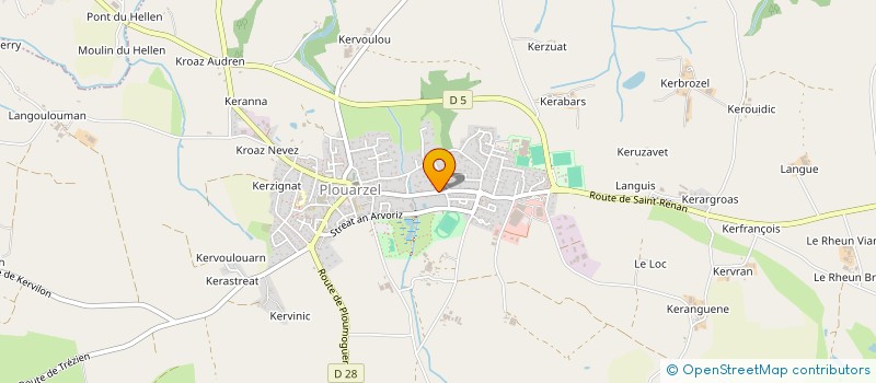 localisation de l'entreprise MONSIEUR JONATHAN ACCENSI  PLOUARZEL