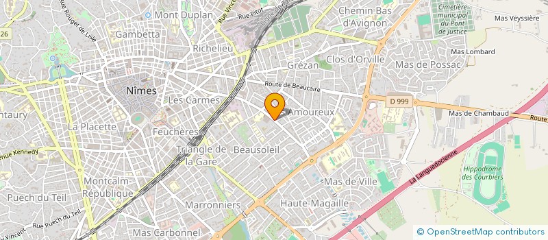 localisation de l'entreprise MONSIEUR JONATHAN AFFRE  NIMES