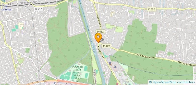 localisation de l'entreprise MONSIEUR JONATHAN AGLAEE  GUJAN-MESTRAS