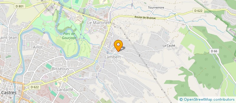 localisation de l'entreprise MONSIEUR JONATHAN ALBERT  CASTRES