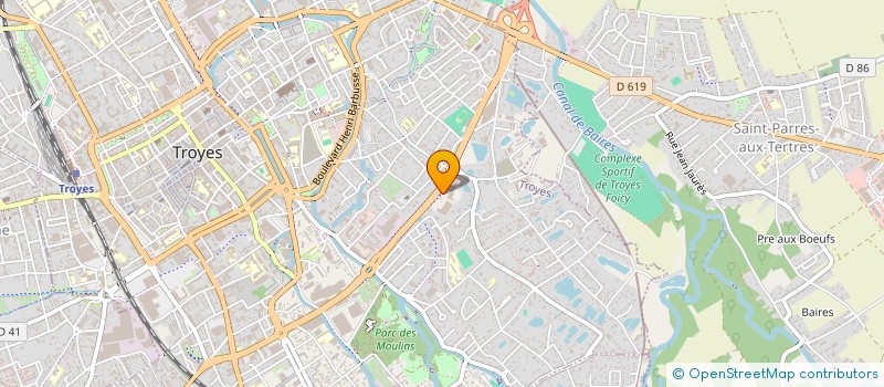 localisation de l'entreprise MONSIEUR JONATHAN ALBERT MAZAUD BRETON  TROYES