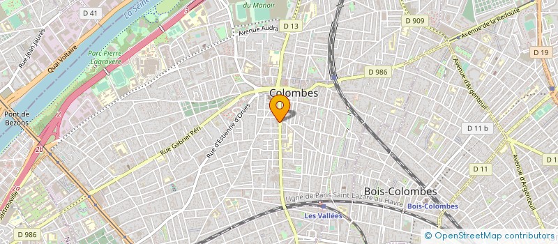 localisation de l'entreprise MONSIEUR JONATHAN ALIXE à COLOMBES